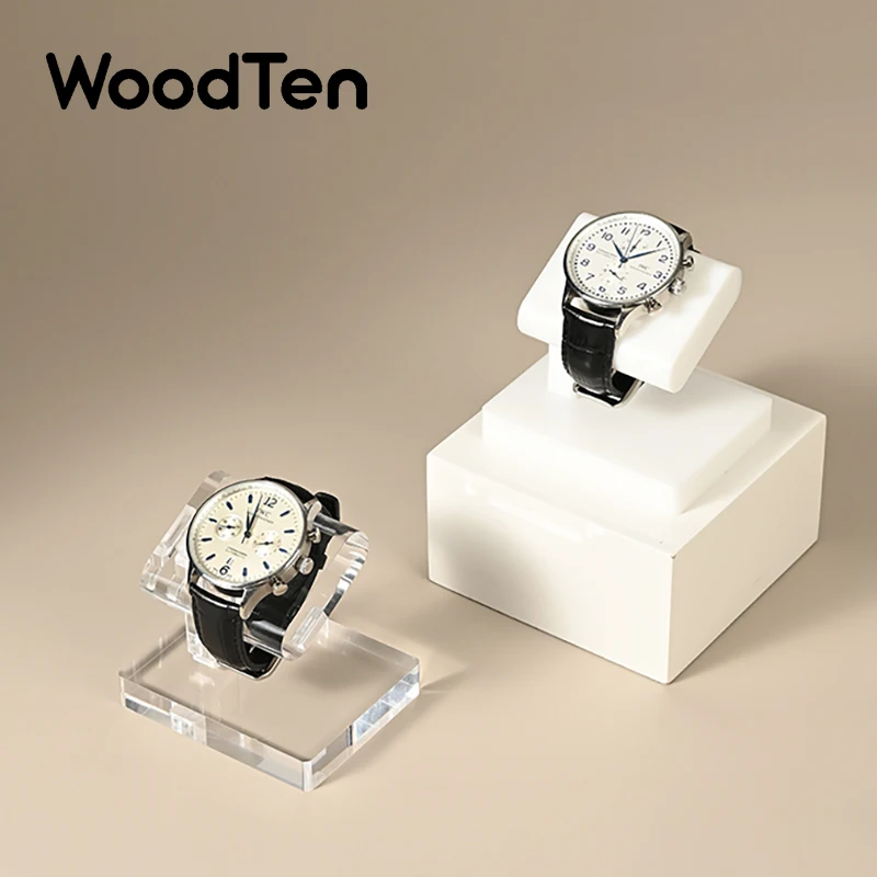 

WoodTen акриловая стойка для часов, элитный браслет для дисплея часов, съемная стойка для хранения, реквизит для дисплея часов, органайзер для ювелирных изделий