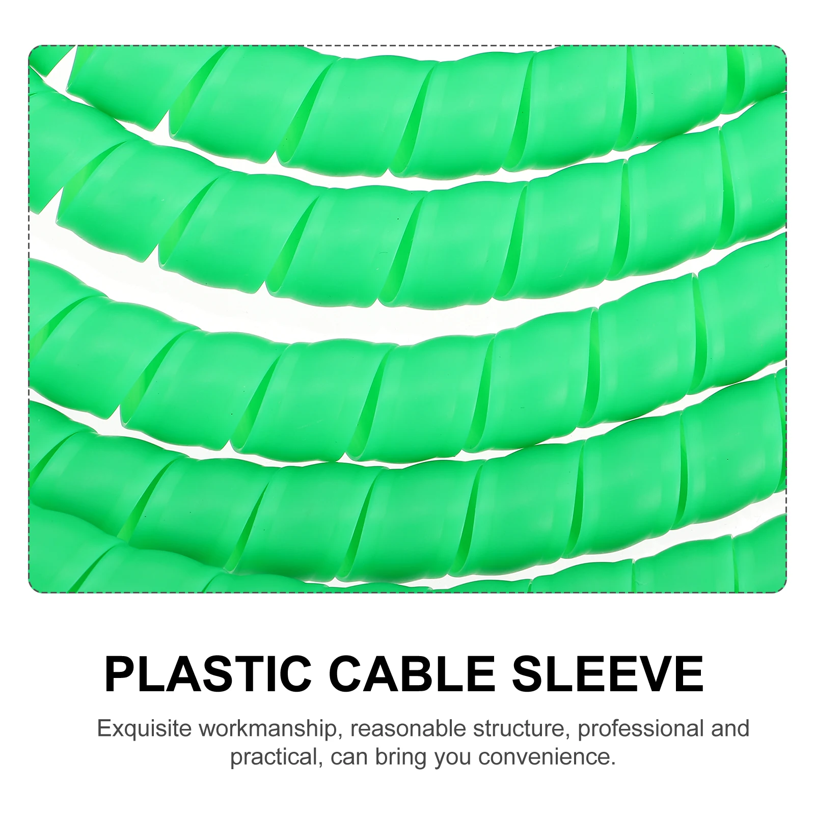 

Spiral Cable Sleeve 30Cm Flexible Wire Protector For Cord Management Wrap Cable Winding Tube Line Coiled Data Bundle Cover