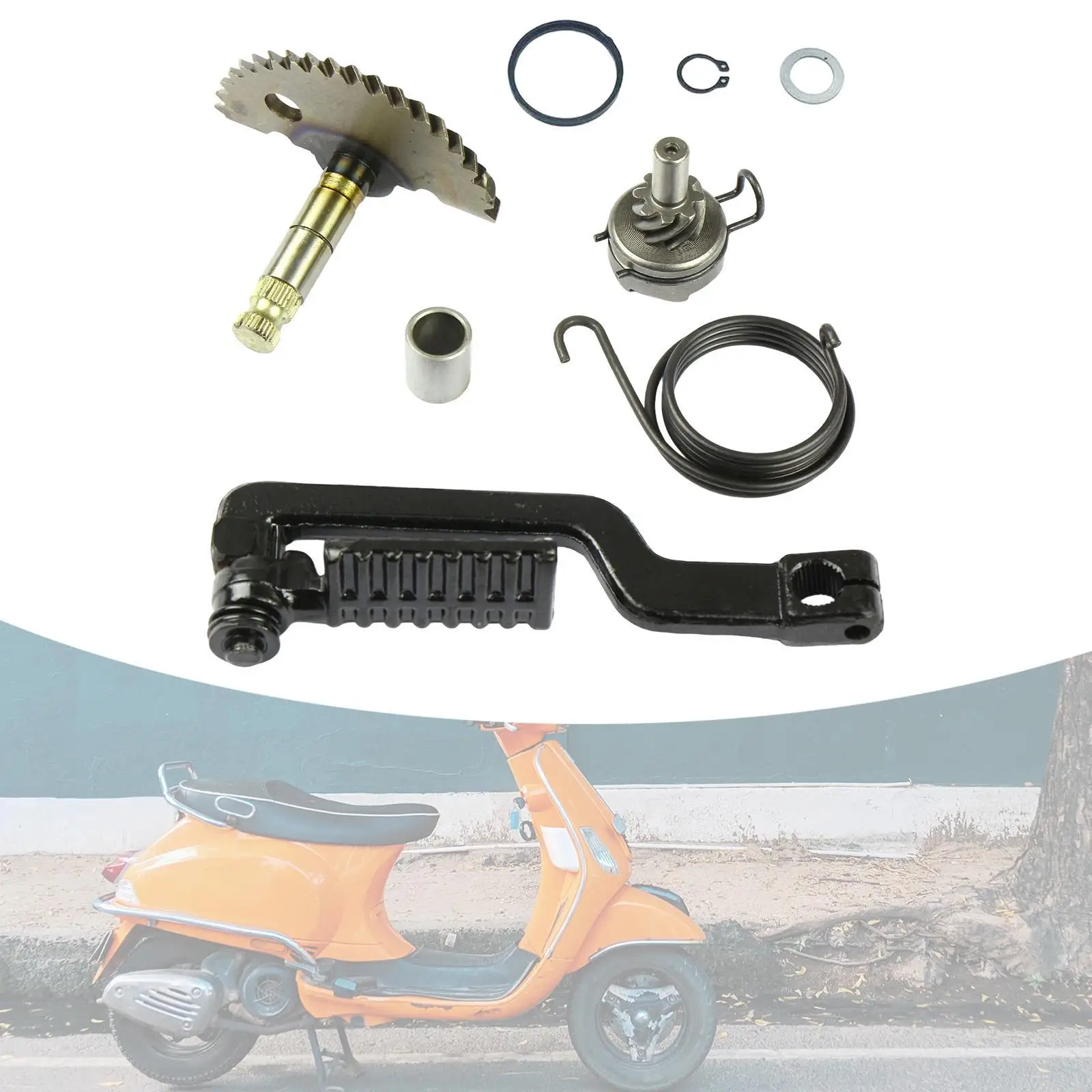 

Motorcycle Starter Lever Shaft Kit Multiuse DIY Modified Direct Replace for Motorcycle Electric Bicycle Scooter Spare Parts