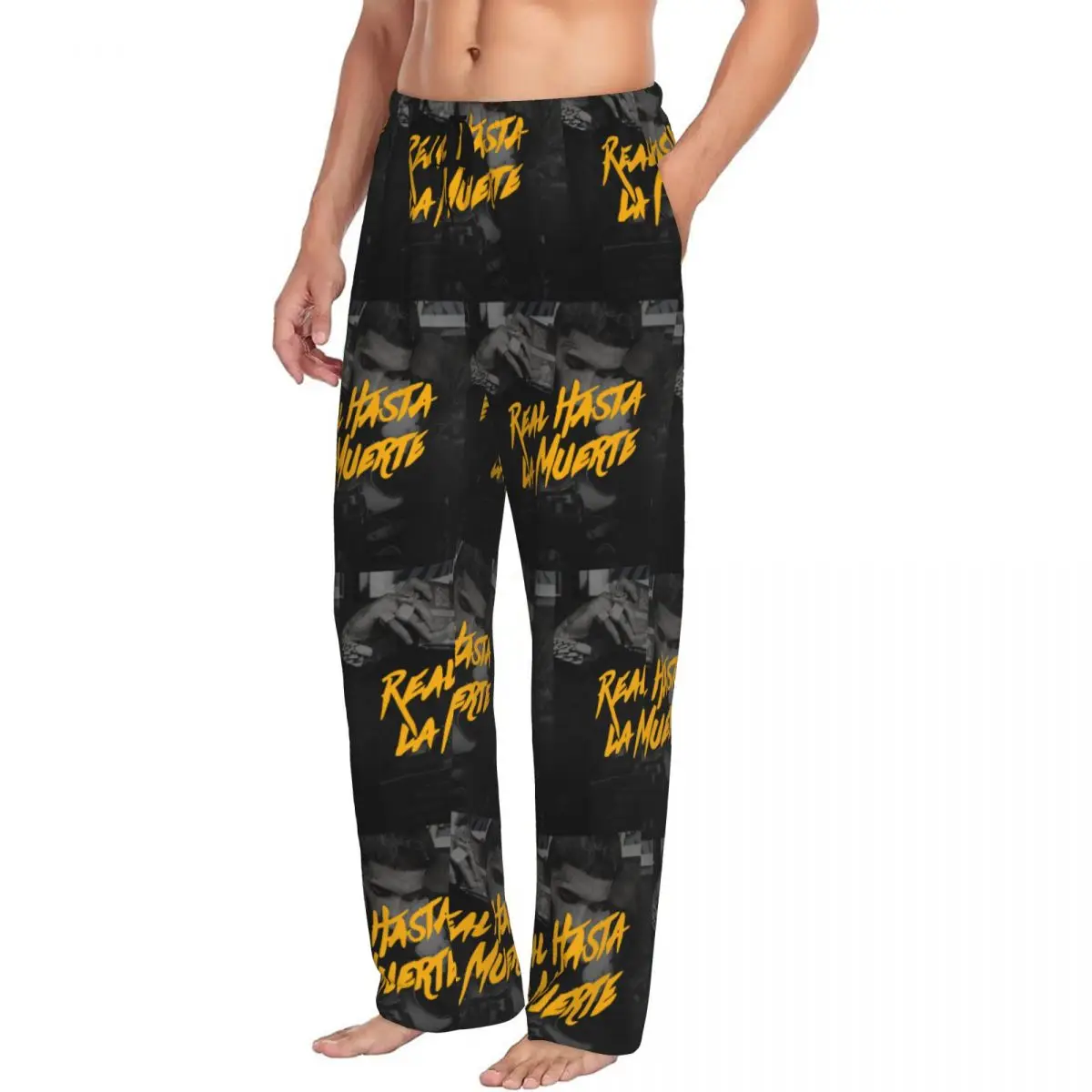 Custom Print A-Anuels Hot Singer Pajama Pants Men Sleep Sleepwear Bottoms with Pockets