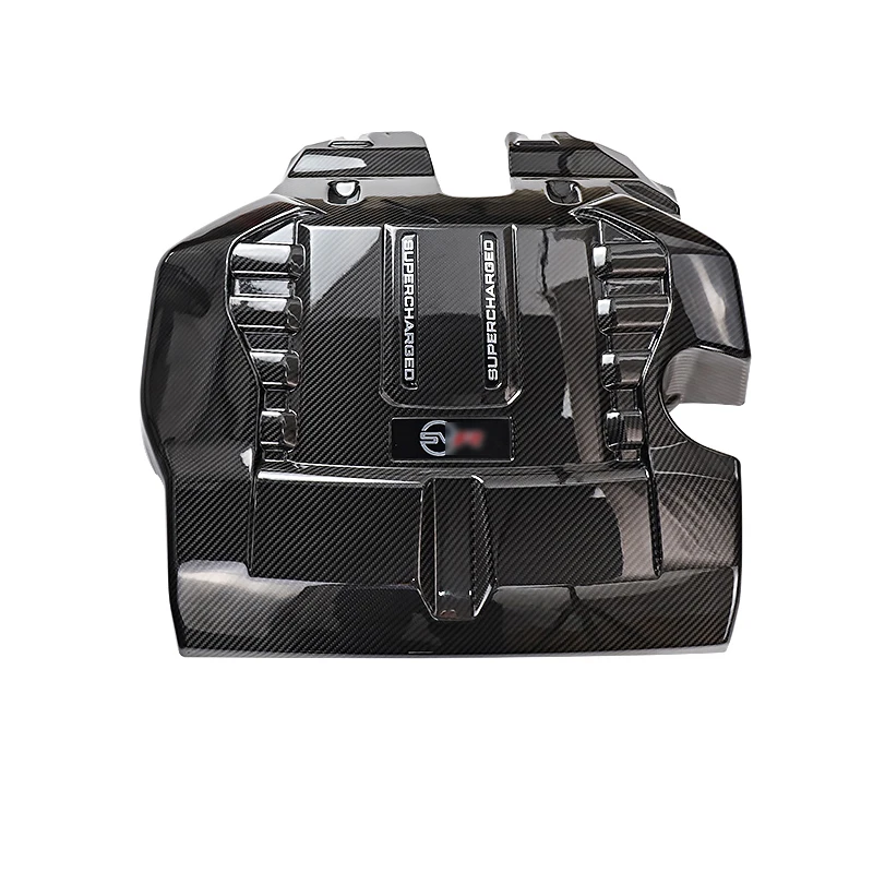 

Carbon Fiber Engine Cover Fit For Land Rover Range Rover Sport 2014-2022/ Vogue 2013-2022 SVR Logo LR104345 Engine Hood Cover