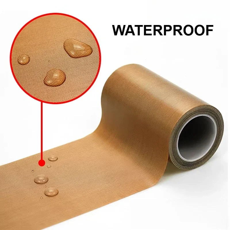 PTFE-Isolierband, 10 m/Rolle, Breite 5 mm–100 mm, hohe Temperaturbeständigkeit, 300 °C ℃ Klebeband-Wärmeisolierung für Siegelmaschinen – Detail 8