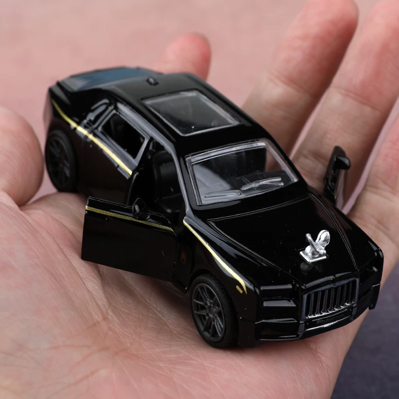 (bagged)1:43 Classical Rolls-Royce Phantom,Alloy Model Car, Simulated vehicle, children metal car, boy's toy gift, car ornaments