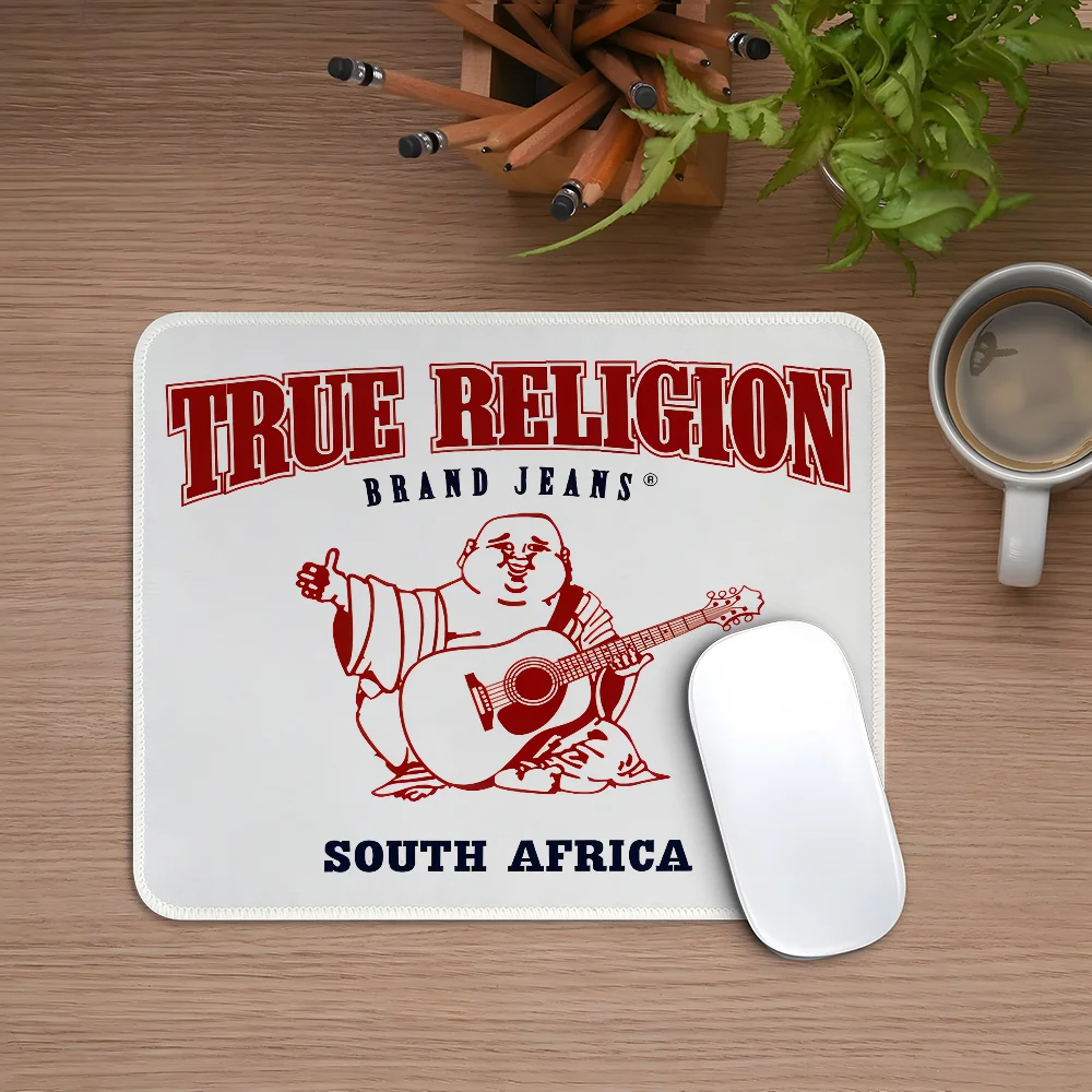 Jeans T-True Religion Mouse Pad Gaming Esports Mousepad Laptop Computer Locking Edge Office Desk Mat Rubber Small Anti Slip Pad