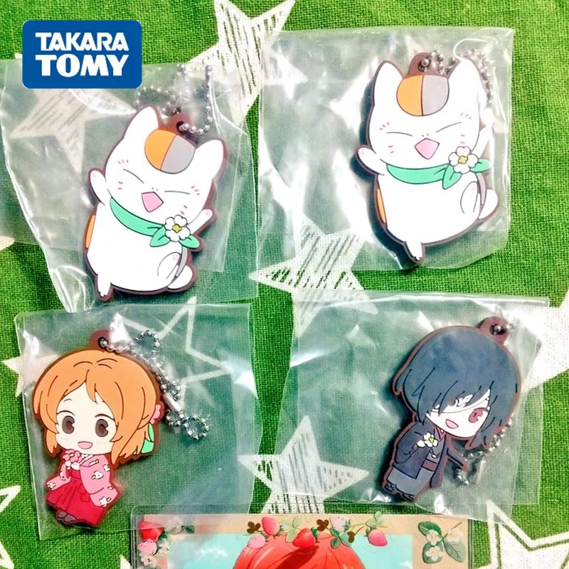 

TAKARA TOMY Anime Natsume Madara Kaname Matoba Seiji Natsume Gashapon Toys Acrylic Keychain Anime Figure Model Cosplay Toy Gift