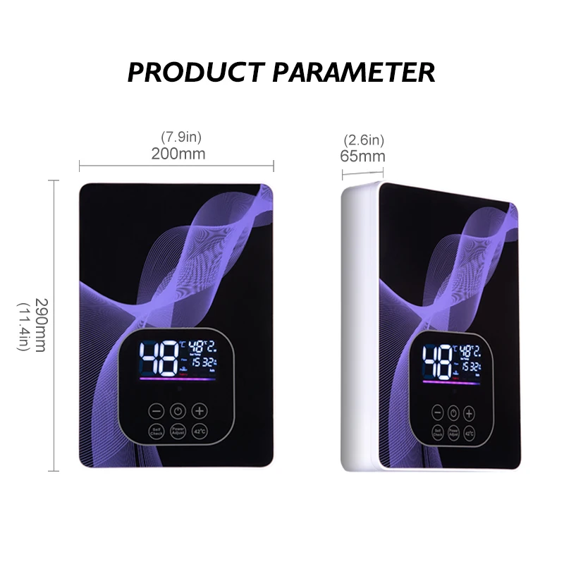 2025, nieuwe draagbare elektrische boiler met concurrerende prijs - tankloos op batterijen voor camper, buiten, garage, auto en badkamer