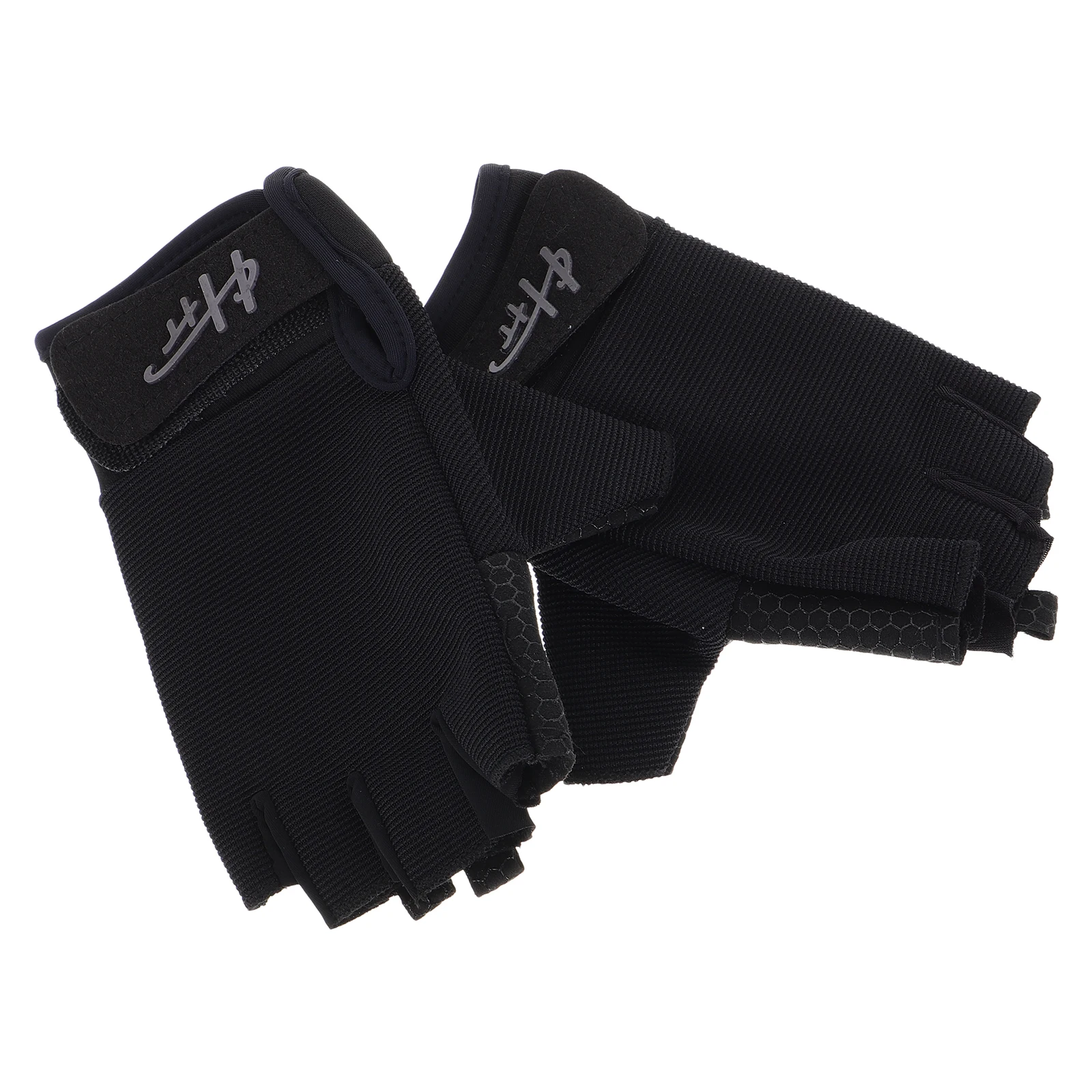 

1 Pair Fingerless Workout Gym Weightlifting Gloves Women Men Breathable Lightweight Palm Protection Padded Non Slip Durable