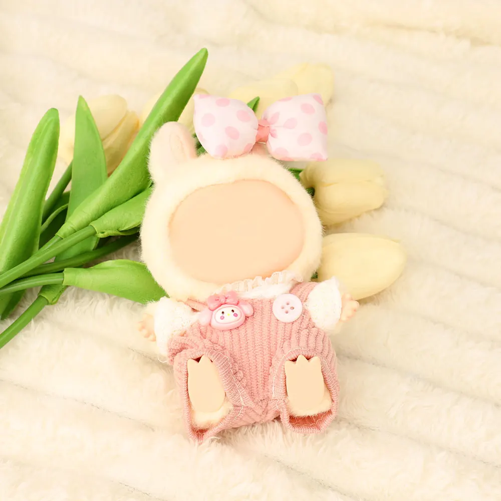 1-piece cute Labubu doll clothes suit is suitable for 17CM Labubu doll clothes accessories, excluding dolls
