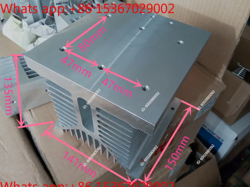 Spot high power module IGBTMTC rectifier bridge 150x141x135 solid aluminum radiator