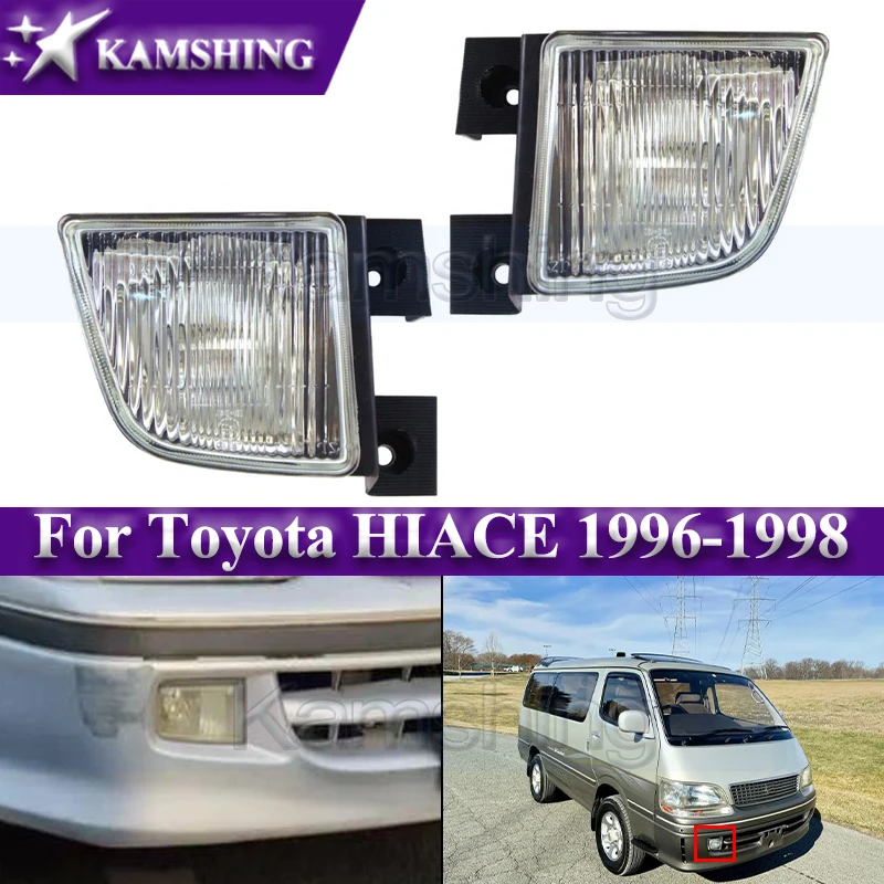 

Kamshing 1 пара противотуманных фар переднего бампера для Toyota HIACE LH168 Kzh106 1996-1998 Foglamp противотуманные фары указатель поворота дальнего света