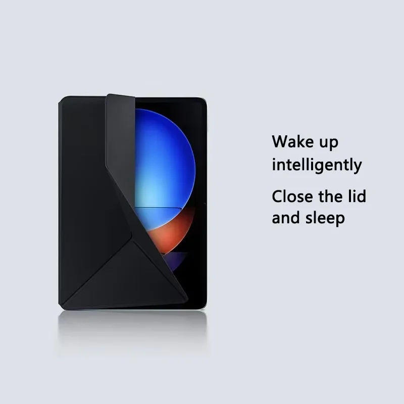 기존 Xiaomi Pad 6s pro 양면 보호 케이스 키트 12.4 "접이식 스탠드 PU 가죽 마그네틱 스마트 보호 케이스