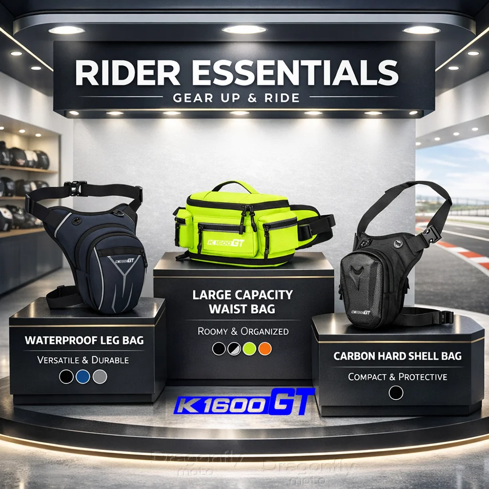 

For BMW K 1600GT K1600 GT K 1600 GT 2016-2021 Motorcycle Leg Bag Waterproof Rider Waist Bag Cycling Bike Crossbody Bag