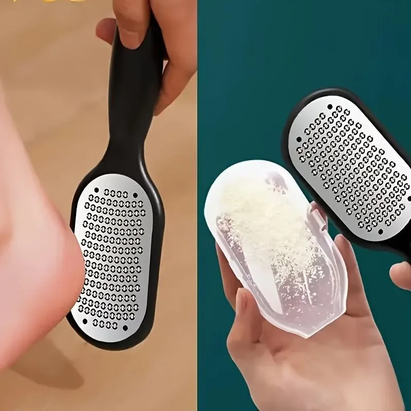 1Pc Stainless Steel Foot File Scraper Professional Pedicure Tool Household Daily Foot Skin Care Beauty Accessory image 3