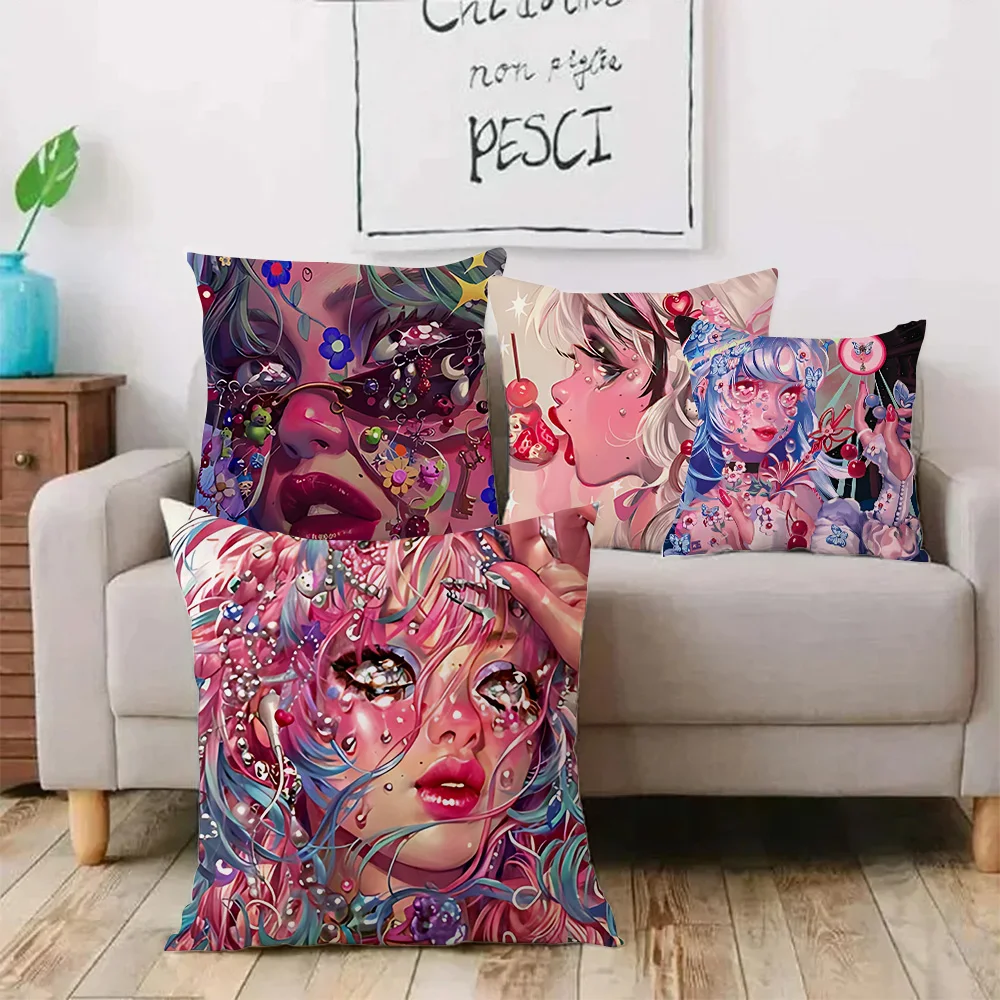 Eunpyon Eunice Cruzabra Pillow Covers Cartoon Sofa Decorative Home Double-sided Printing Short Plush Cute Cushion Cover