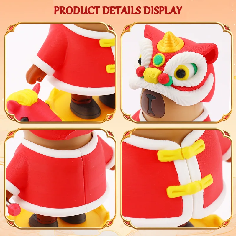 New Capybara Assembly Model Toy Movable Joints Magnetic Decorations for Dwarves Robot Mecha Kits Models Toys Gifts