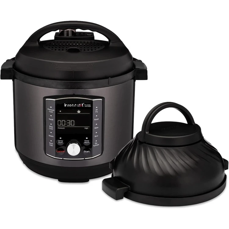 Pro Crisp 11-in-1 Air Fryer and Electric Pressure Cooker Combo with Multicooker Lids that Air Fries, Steams, Slow Cooks, Sautés