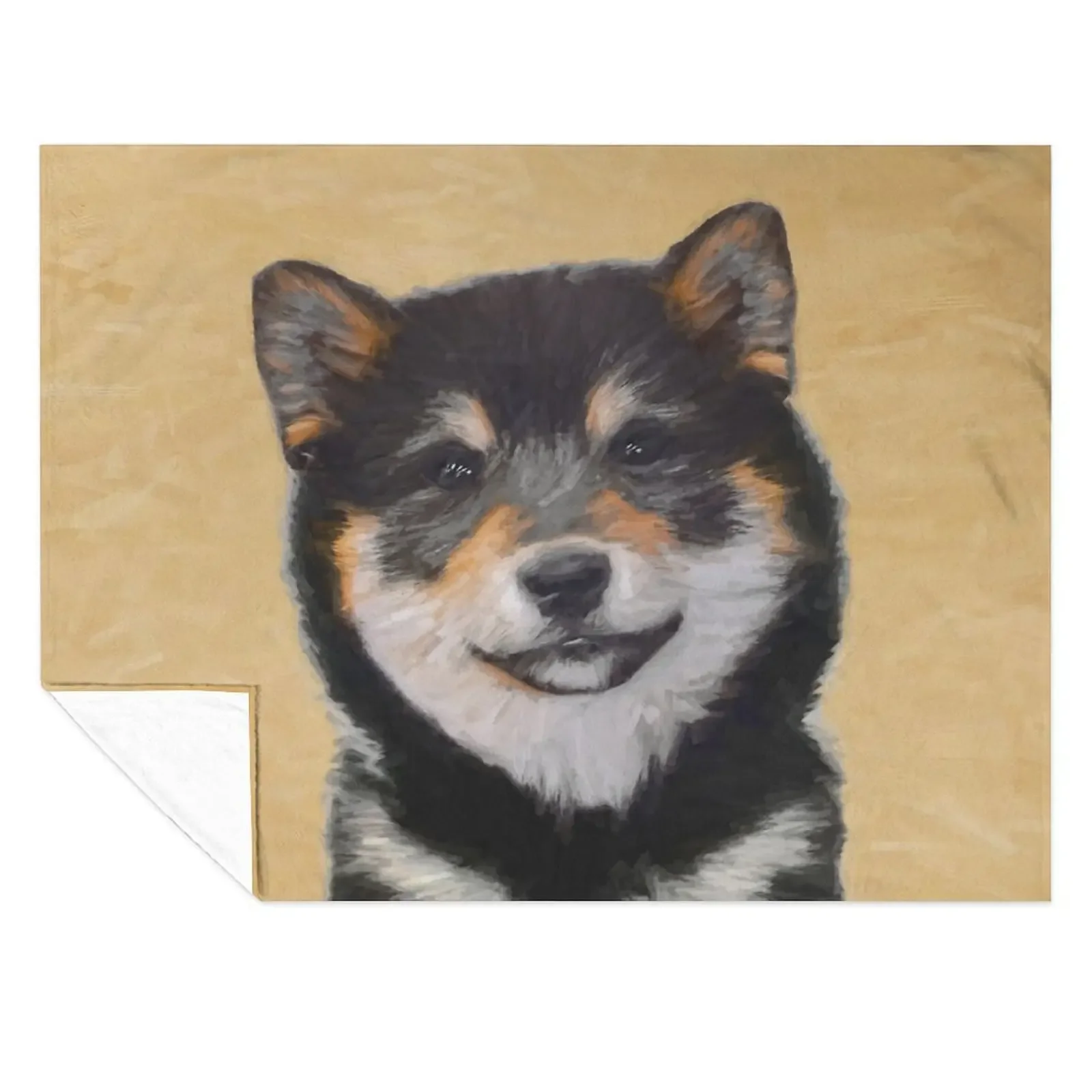 

Shiba Inu (Black and Tan) Throw Blanket Heavy sofa bed Furrys Loose Blankets
