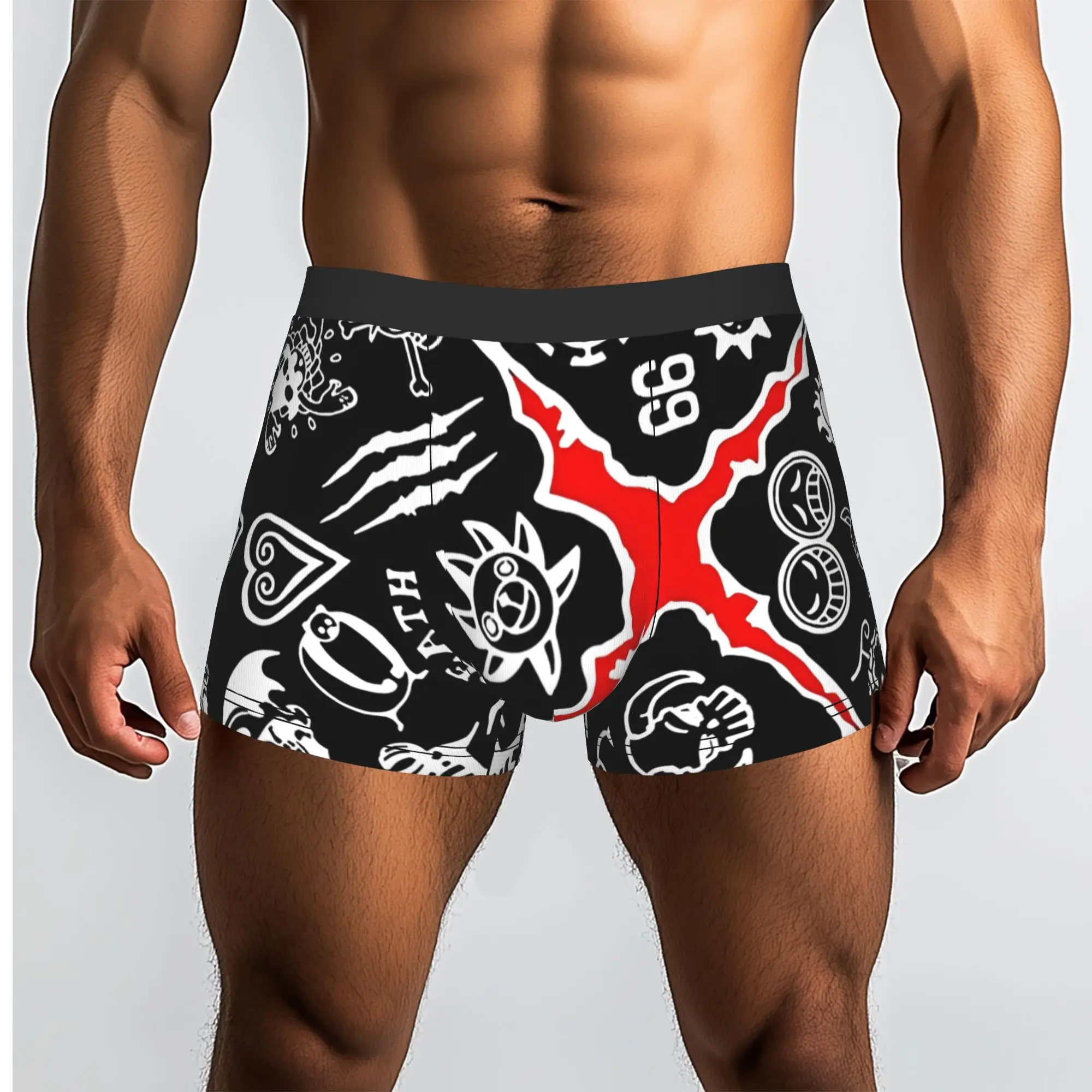 One Piece 3 One Piece Underpants Breathbale Panties Men's Underwear Ventilate Shorts Boxer Briefs