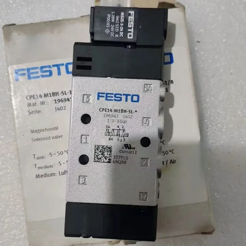 

Parts for Festo FESTO Solenoid Valve CPE14-M1BH-5L-1/8 196941
