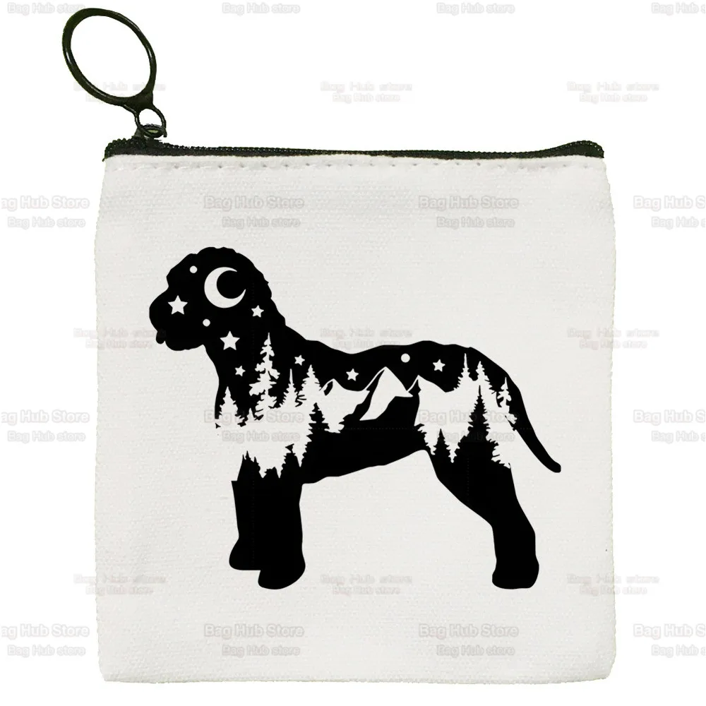 Life Is Better With Lagotto-Bolso de tela para mujer, Pure Romagnolo, perro italiano, blanco, monedero, bolso de mano