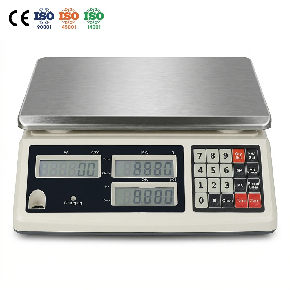 Counting Scale, Dual Power Digital Electronic Weighing Scale, Customizable for Hardware/Food/Logistics