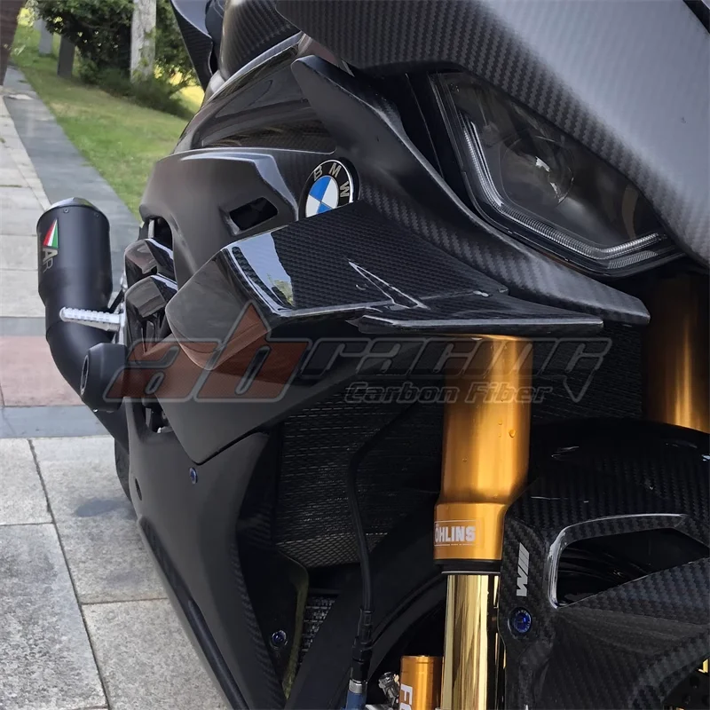 For BMW S1000XR 2020-2024 S1000RR 2020-2022 Motorcycle Winglets Wing Kits Air Deflector Full Carbon Fiber 100%