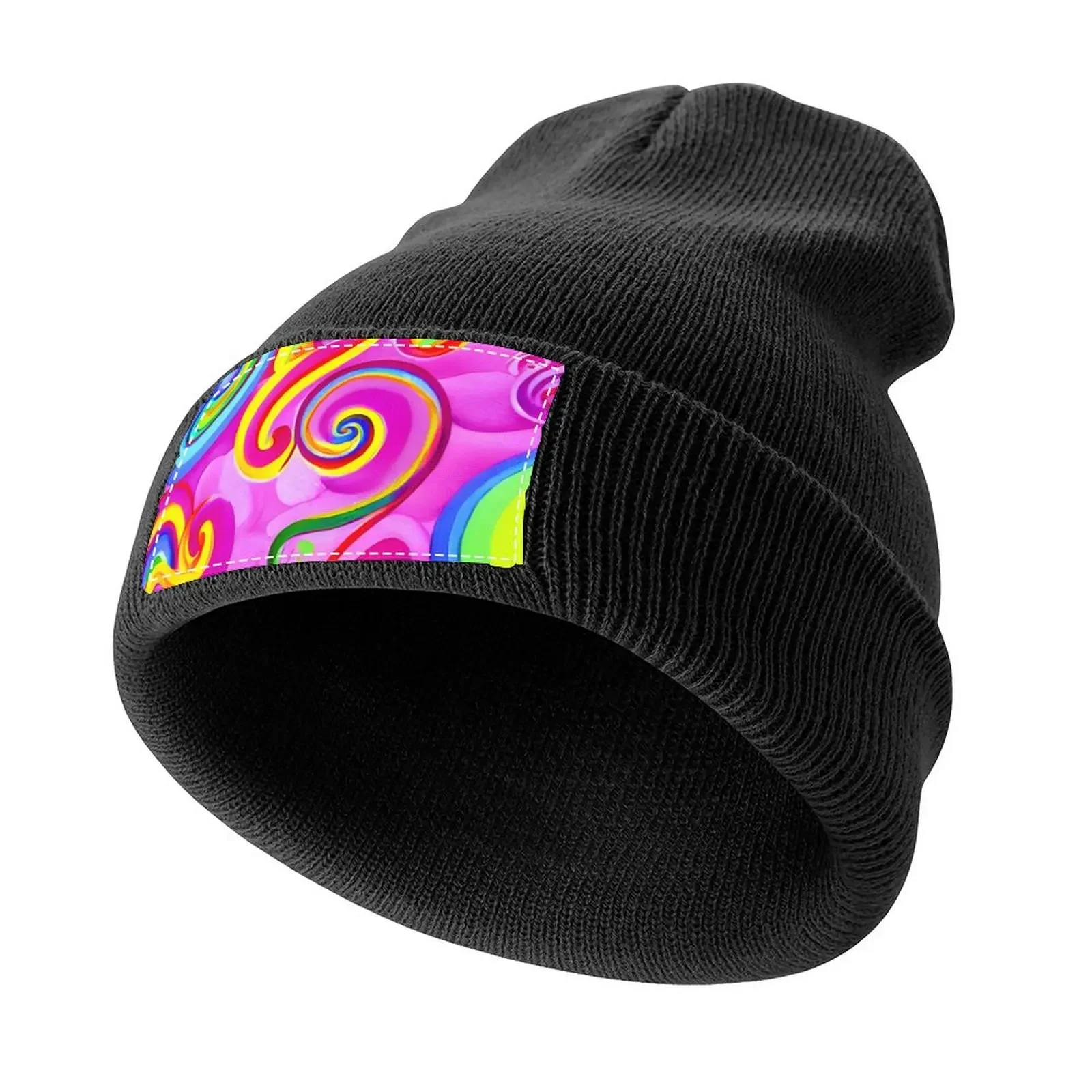 

Sweet Sensation No.3 - Vibrant Colour Candyland Knitted Cap Hip Hop Military Tactical Cap custom Hat Men's Luxury Women's