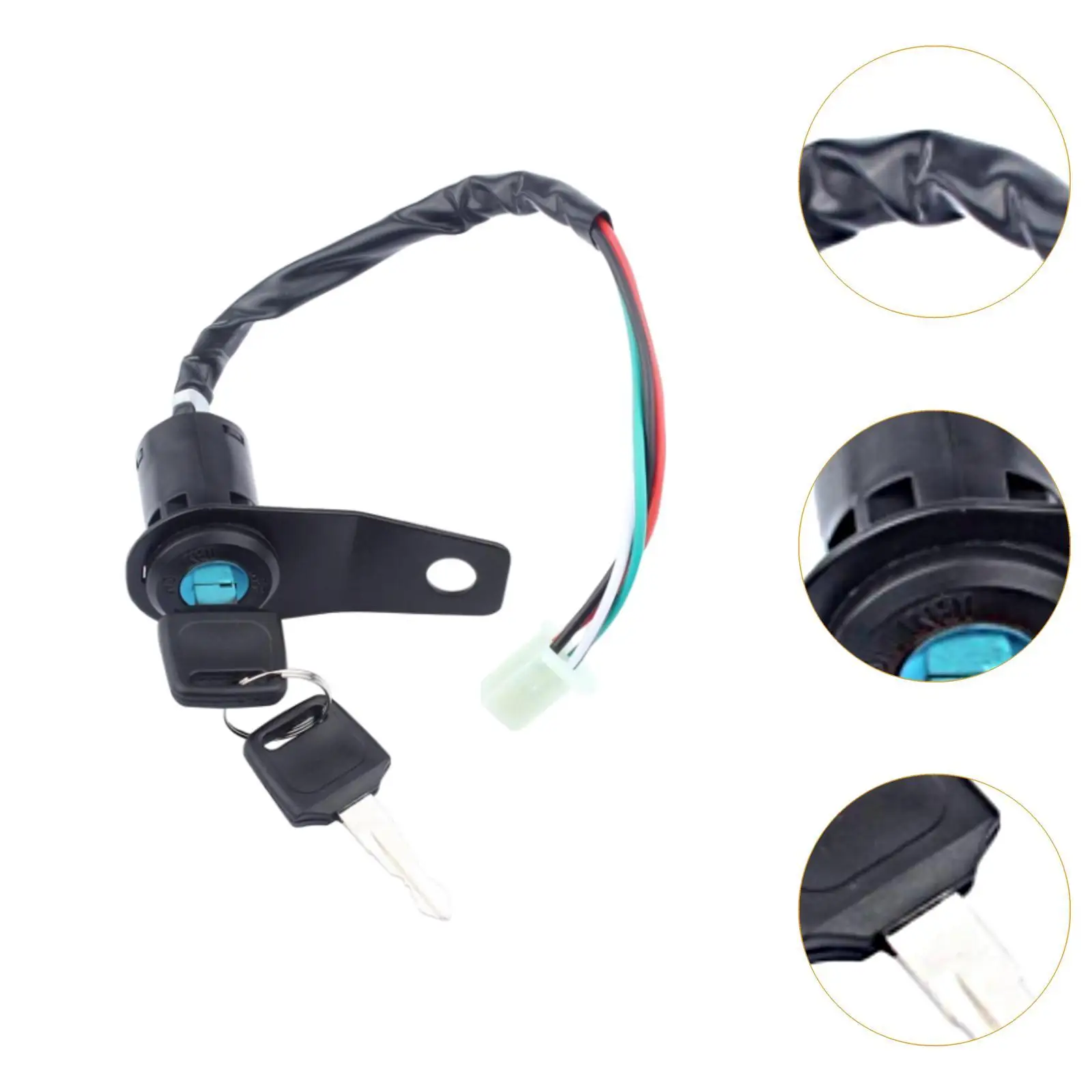 Llave de bloqueo del interruptor de encendido de motocicleta para coches de playa 150cc 250cc -karts