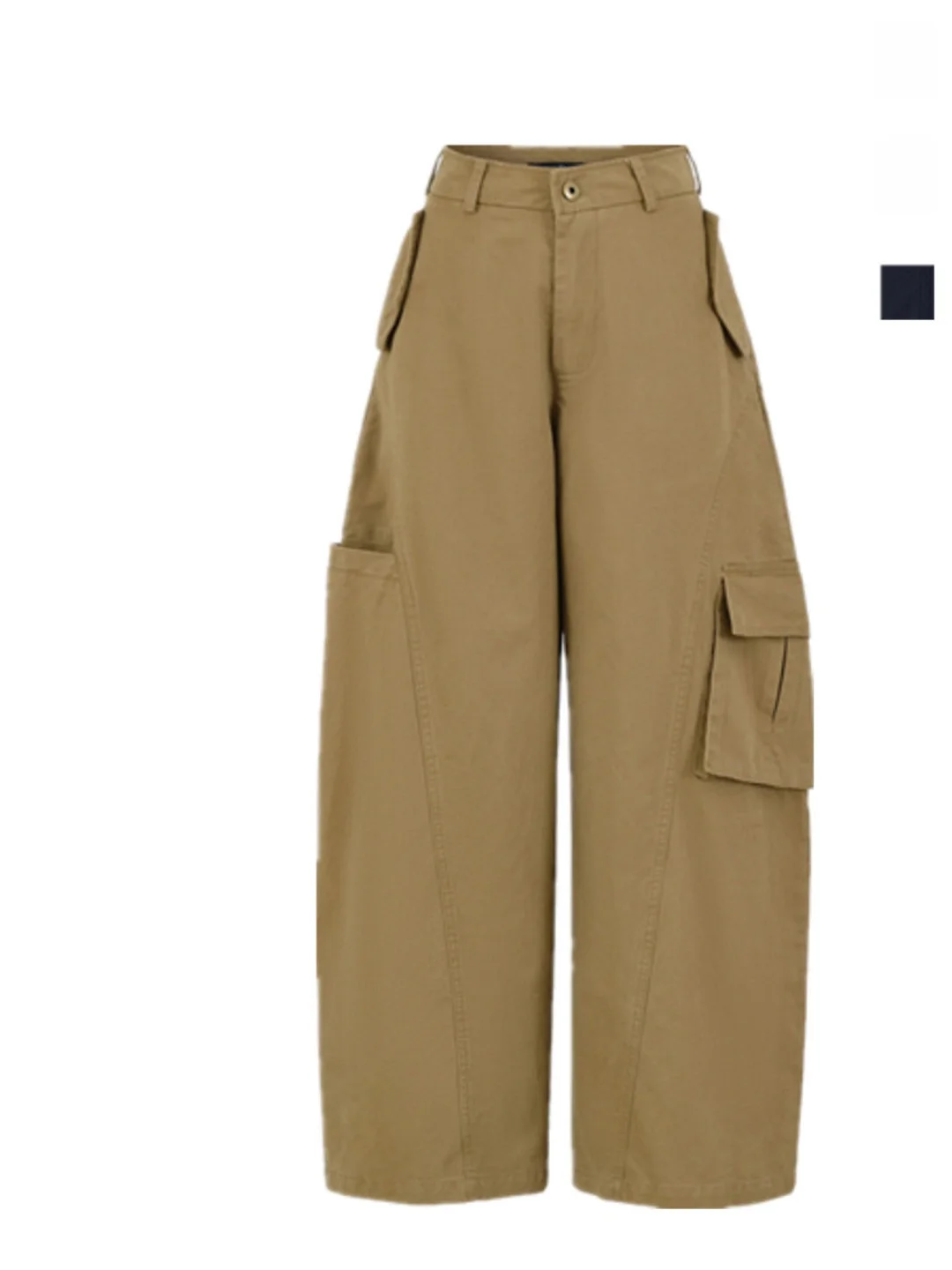 

American Style Low Waist Loose Washed Work Pants Casual Loose Fit Wide Leg Pants for Women Casual Scenic Wear