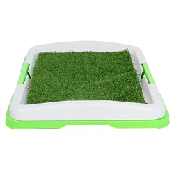 Dog Pet Potty Training Pee Pad Mat Puppy Tray Grass Toilet Simulation Lawn For Indoor Potty Training Pet Supply