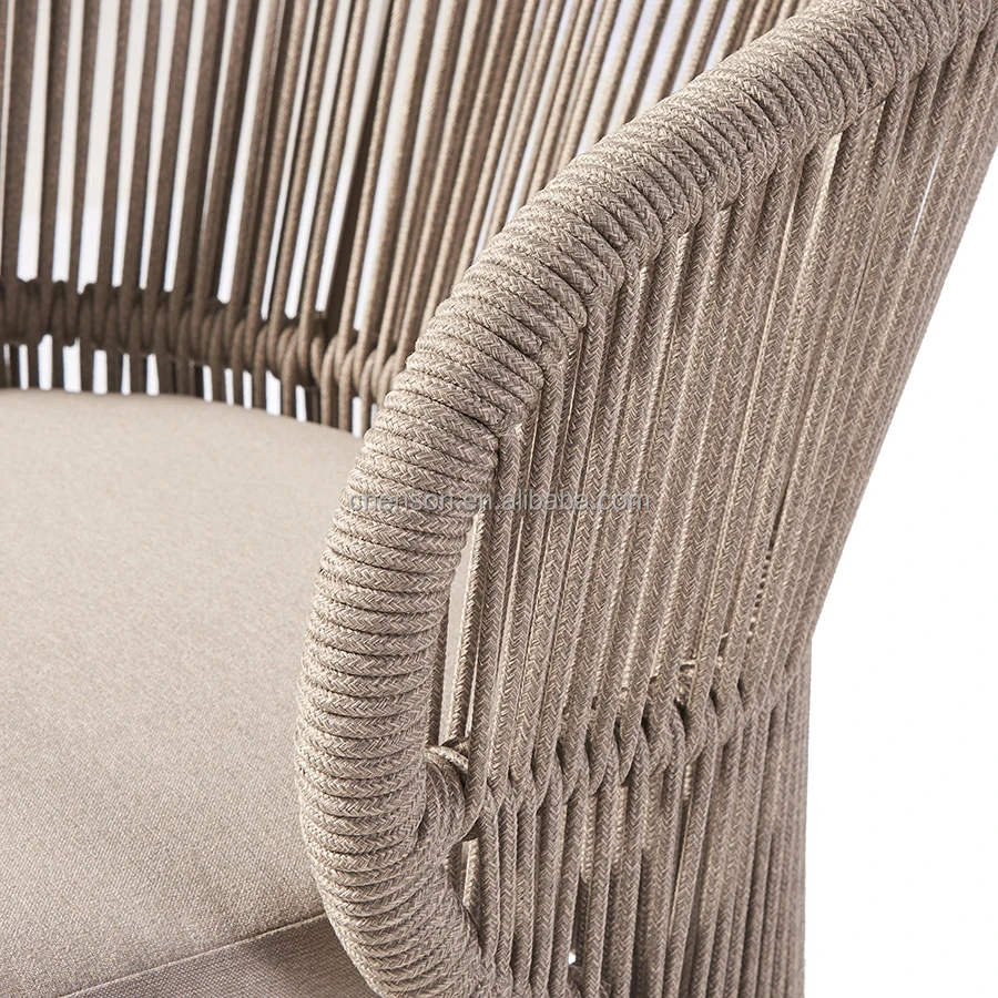 Aluminum Garden Chairs Used for Restaurant in Modern Design Outdoor Patio Chairs Stacking