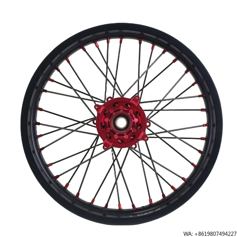 

19*3.0 Aluminum Flat Track Spoke Rear Wheels Set for CR125R/250R CRF250R CRF250X/450X CRF450R