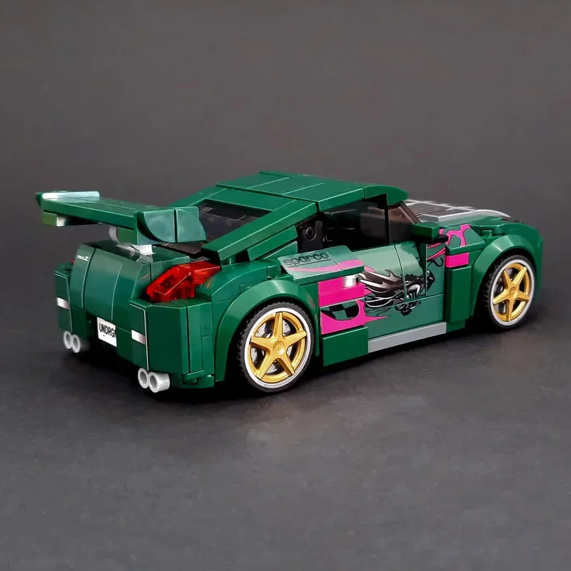 

MOC-151905 Новый классический NFSU350 городской спортивный гоночный автомобиль, модель строительного блока, 341 шт., детская игрушка на день рождения для мальчиков, подарок