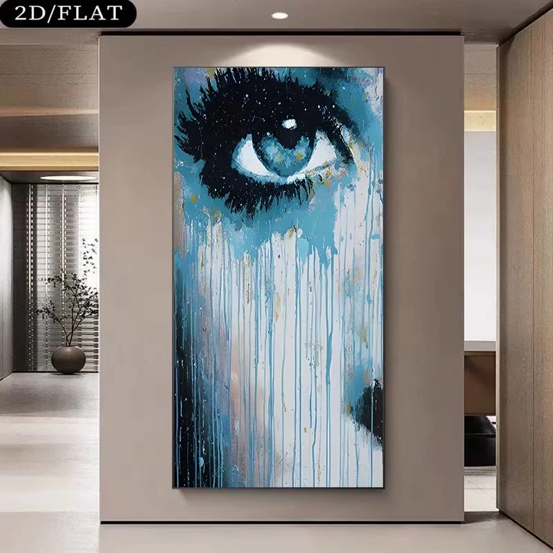 2D Flat, 1pc Modern Minimalist Abstract Line Art Panel - Frameless Monocular Wall Decor Suitable for, Bedroom, Studio - High-Qua