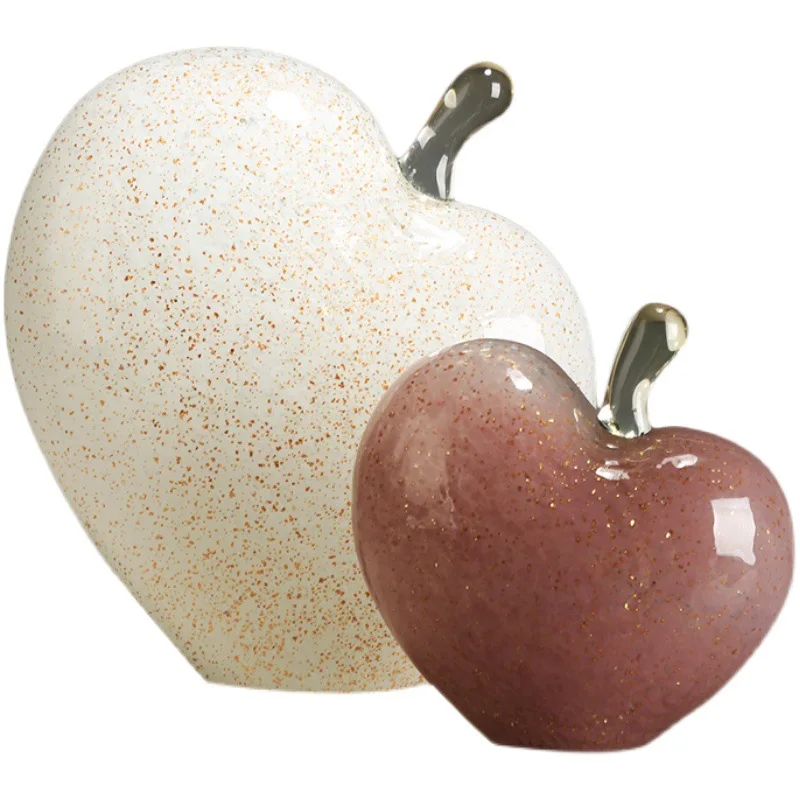 

CX light luxury simple apple glazed ornament creative living room modern living room wine cabinet entrance decoration