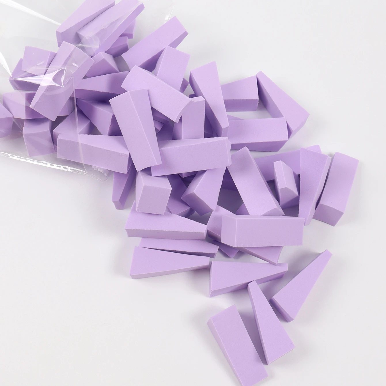 20-40-60-80-100 ピース/セットドライウェット使用メイクスポンジフェイスファンデーションコンシーラー Bb クリームパウダーブレンド汚れパフ化粧品ツール