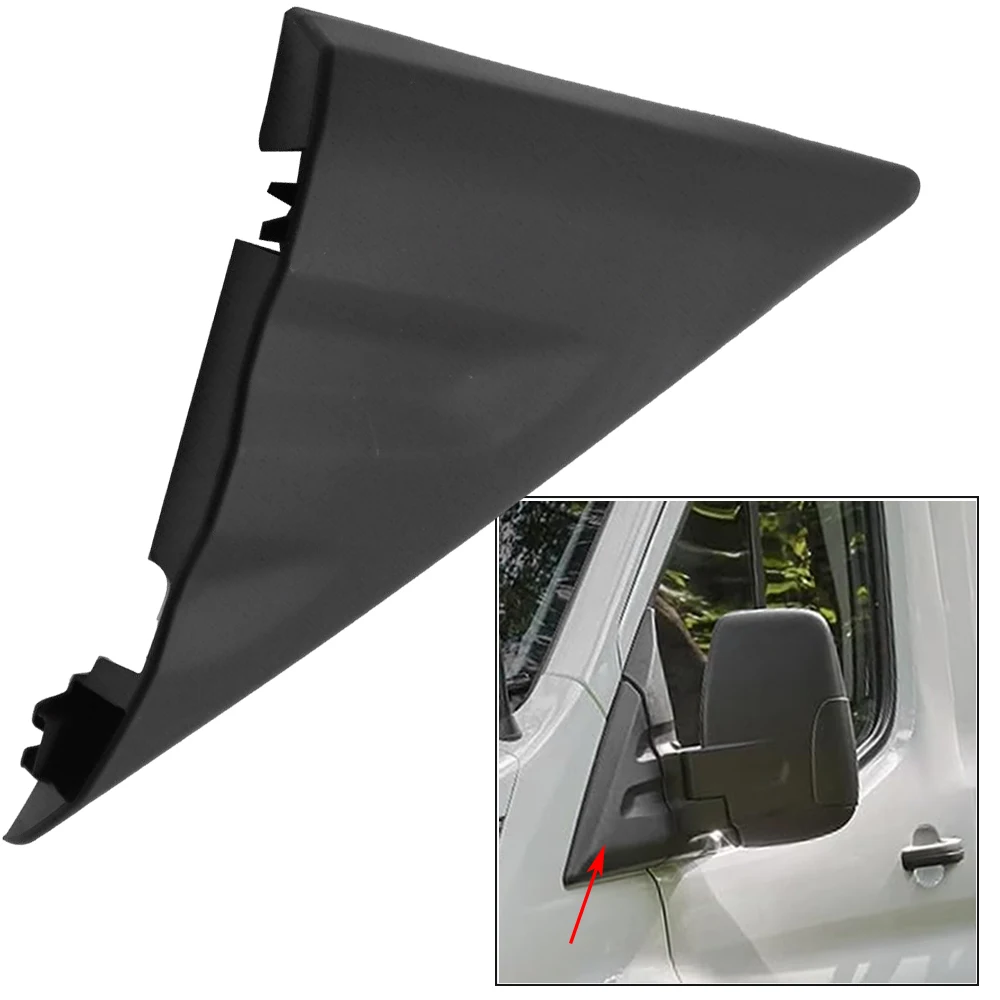 Car Side Rearview Mirror Triangle Trim Cover Molding Corner Panel For Ford Transit MK8 2014-2020 BK31-V16004-AD BK31-V16003-AD