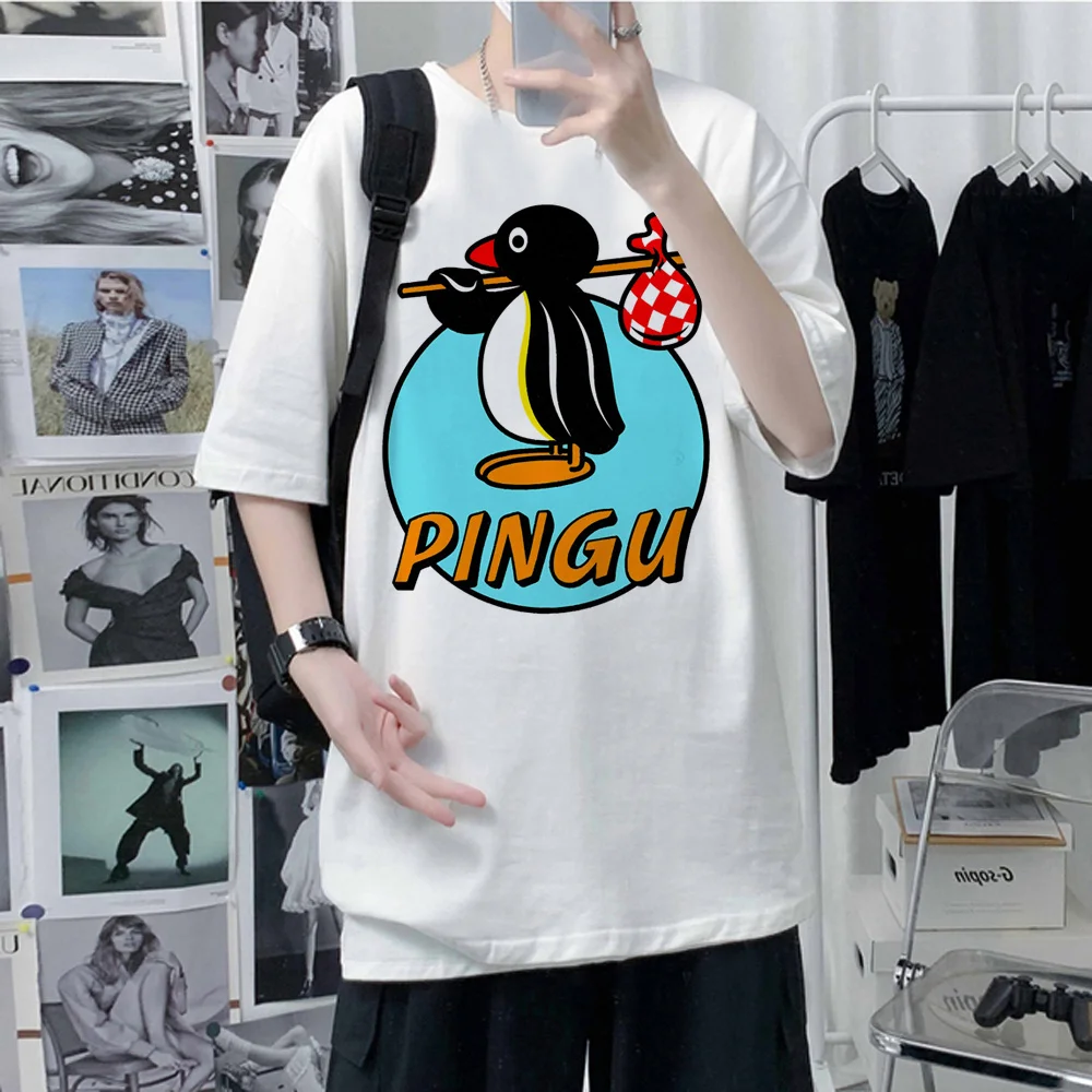 nootnoot pingu tshirt men graphic funny summer t shirt man y2k clothes