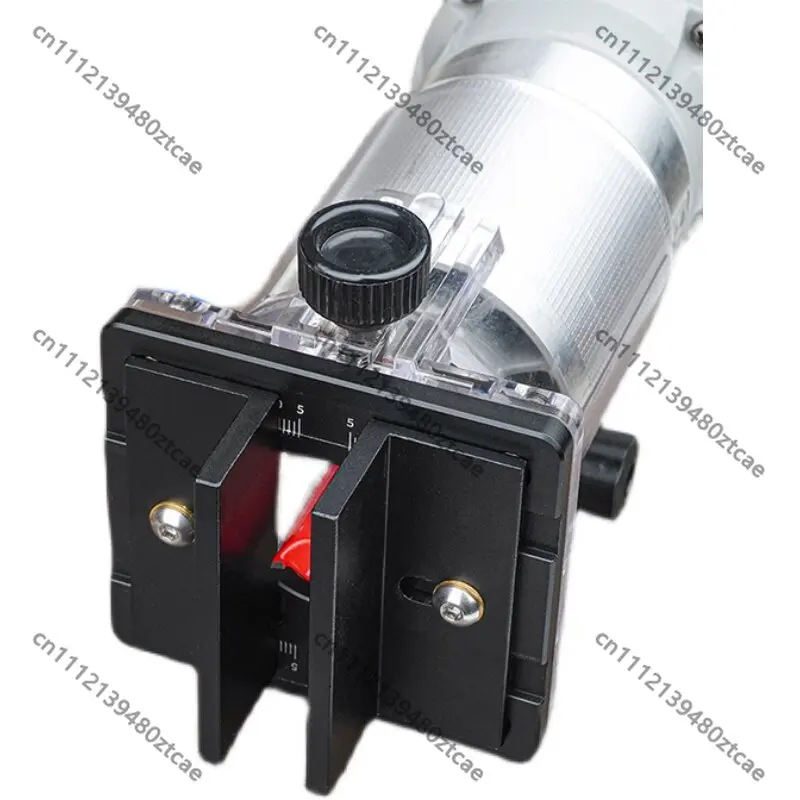2-in-1 Connector Slotting Bracket Woodworking Trimmer Stand Invisible Fastener Slotting Locator Mould Tool
