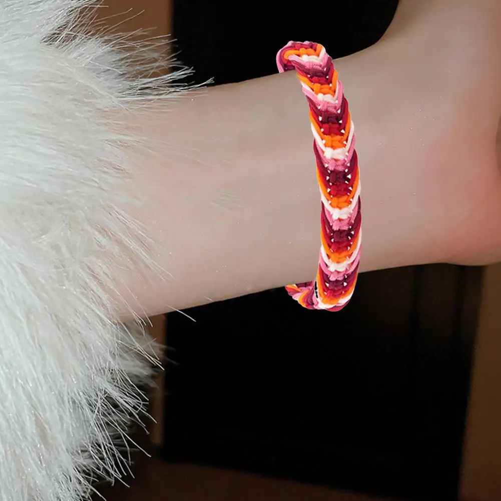 

Braided Bracelet Adjustable Comfortable Fit Handmade Unity Friendship Symbolic Bracelet Meaningful Gift