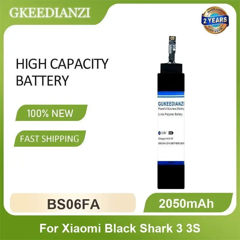

BS06FA Mobile Phone Battery For Xiaomi Black Shark 3 3S 2050mAh High Capacity