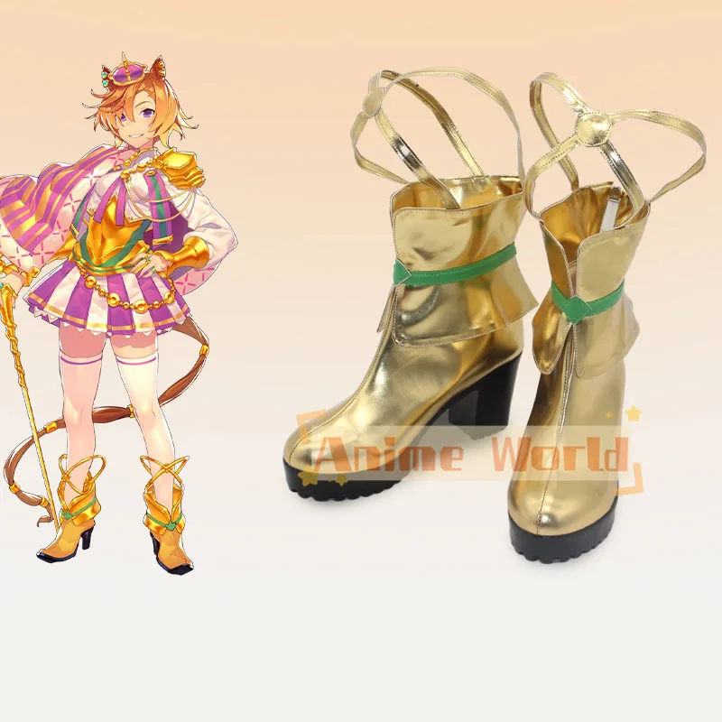 Game Pretty Derby T.M. Opera O Cosplay Shoes Boots  For Hallowmas Party Adult Women Men