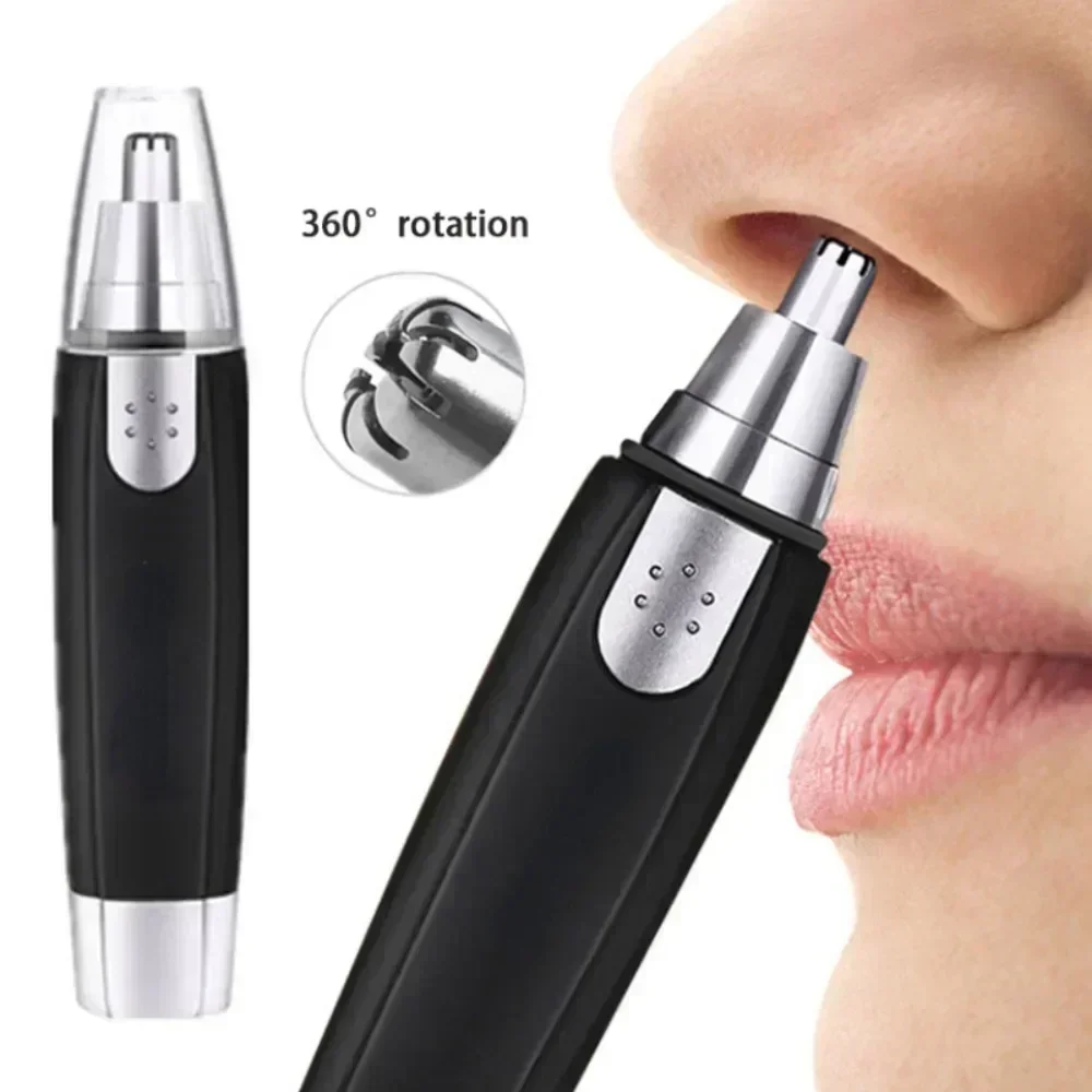 Electric Nose Hair Trimmer for Men Battery Model Trimming Nostrils Trim The Hair Scissors Nasal Hair Cutter