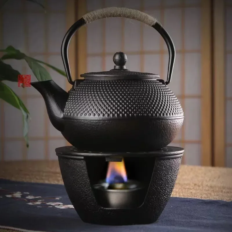 300/900/1200ml Cast Iron Teapot Japanese Tea Kettle for Boiling Water Kitchen Teaware Chinese Teapots Tea Ceremony Accessories