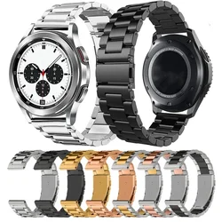 Correa de reloj de acero inoxidable para SAMSUNG Galaxy Watch, 22mm, 20mm, 42mm, 46mm, GEAR S3 Active 2 Classic, Galaxy Watch 3 Correas