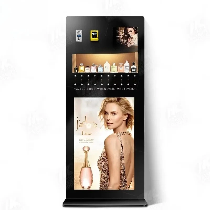 Floor Standing Perfume Vending Machine Shopping Mall Commercial Automatic Fragrance Vending Dispenser Customized