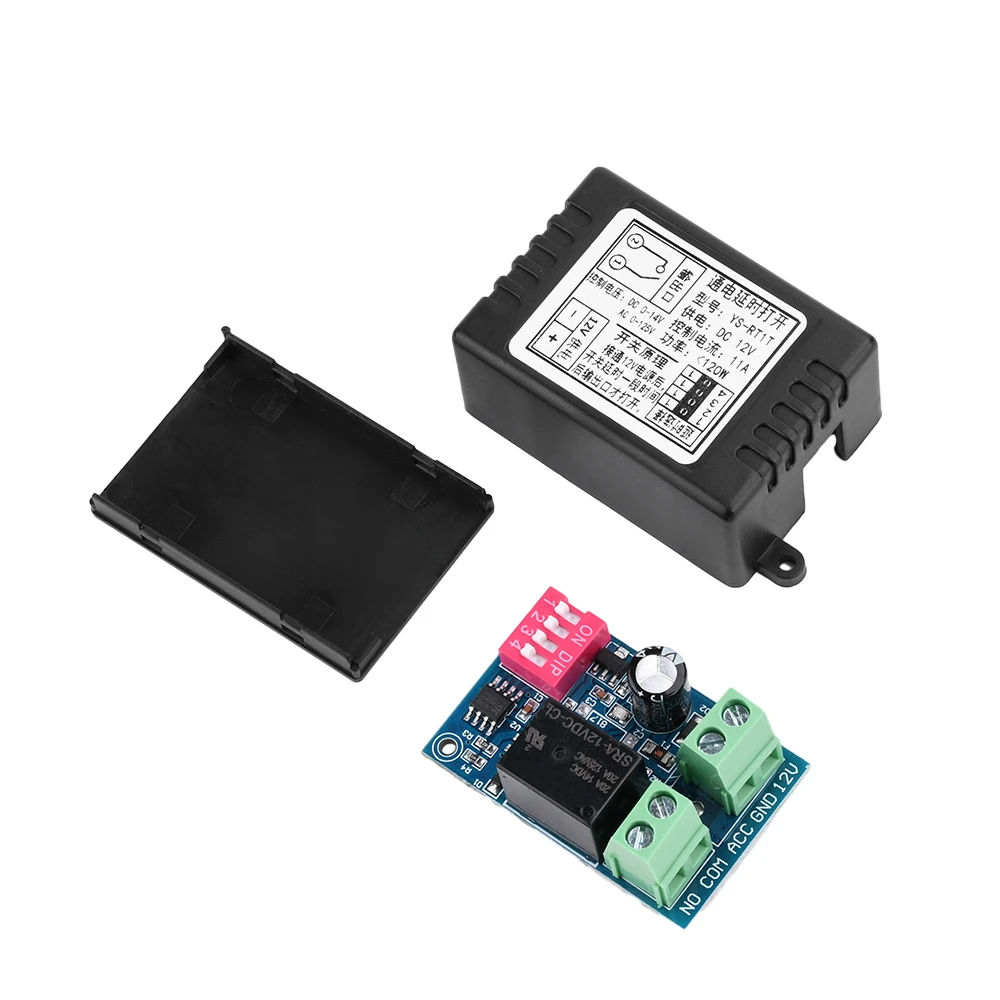 12 Volt Timer Relay On-Off Automotive Digital Delay Relay Electric Delay Timer Switch Cycle Time Delay Module YS-RT1C YS-RT1T