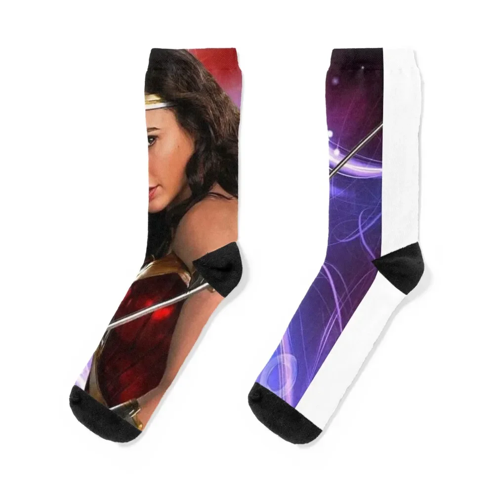 

gal gadot Socks moving stockings floor funny sock Male Socks Women's