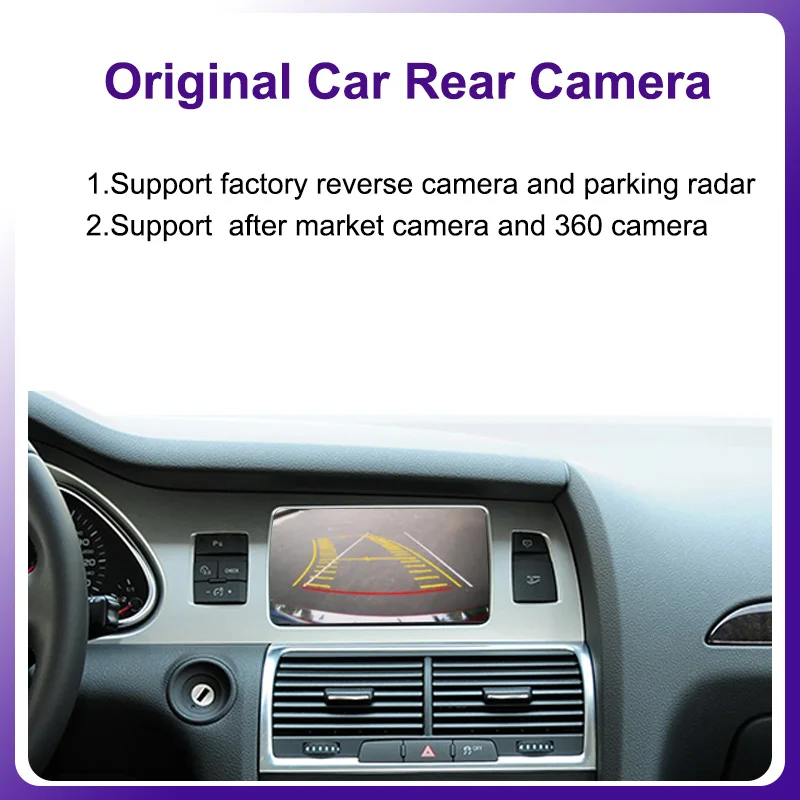 AUTOTOP Kabelloser Android Auto CarPlay Adapter für Audi A6 Q7 2009-2015 mit 6,5" Bildschirm MMI 3G Mirror Link AirPlay Wifi – Detail 3