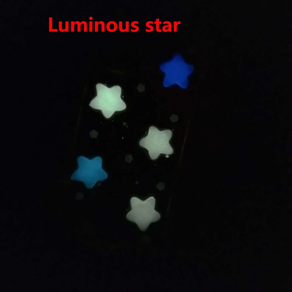 3D Epoxy Luminous Star Case For iPhone 16 15 14 13 12 11 Pro Max Plus Mini Clear Soft TPU Cover Skin